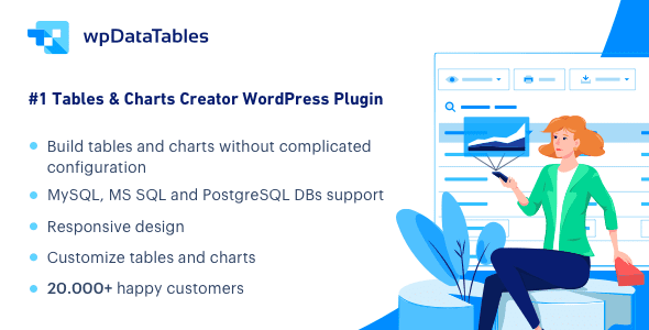wpDataTables – Data Table Building WordPress Plugin 1 wpDataTables – Data Table Building WordPress Plugin